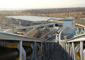 montované ocelové věže, sklady uhlí UNITED ENERGY, a.s.