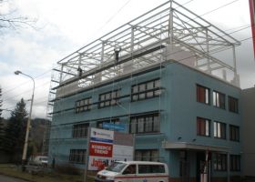 průběh stavby montované haly V.D.O.Group s.r.o.