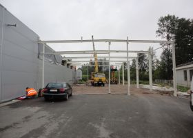 Přístavba průmyslové výrobní haly EXPROVER spol. s r.o. v Černé Hoře II
