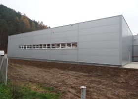 Přístavba průmyslové výrobní haly EXPROVER spol. s r.o. v Černé Hoře.
