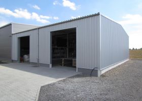   Přístavba skladové haly ELEGRIN v Bohušovicích nad Ohří.