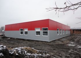 Výrobní montovaná hala BISON v Nesvačilcích u Brna I