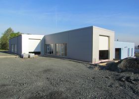 montovaná ocelová hala pro Areál služeb Vlašim – STK