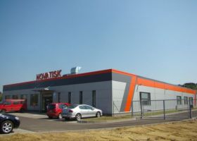 Skladové haly a administrativní budova NOVATISK a.s.