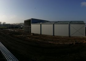 skladové montované haly, areál ČESKÉ HOUBY a.s. v Nedvědici u Soběslavi V