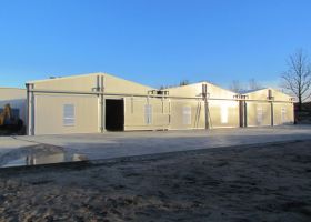 skladové montované haly, areál ČESKÉ HOUBY a.s. v Nedvědici u Soběslavi III