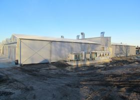 skladové montované haly, areál ČESKÉ HOUBY a.s. v Nedvědici u Soběslavi IV