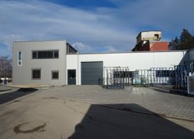 montovaná hala ve tvaru L s administrativou, Brno, AL-OK, spol. s r.o. I