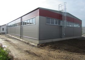 montované výrobní betonové haly HLADÍK INTERREAL s.r.o.