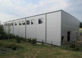 montovaná sportovní hala v Soběslavi I