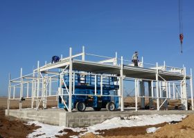 Výrobní  montovaná hala s administrativní budovou u Jihlavy, AVTONE s.r.o. I