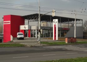betonová prodejní hala InterAuto Doležal, a.s.