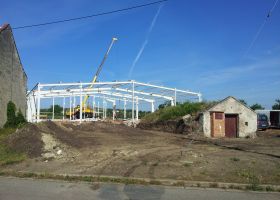 Vinařství v Dolních Dunajovicích - montovaná výrobní hala