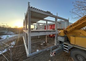 Skladová hala pro podlahové centrum Olomouc od HAK PROFI s.r.o.