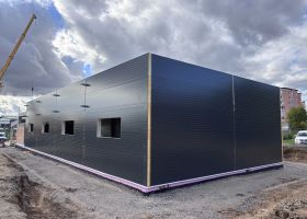 Opláštění garáží TS Židenice od HAK PROFI s.r.o.