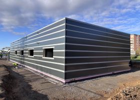 Opláštění garáží TS Židenice - HAK PROFI