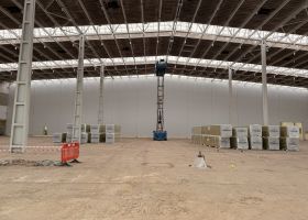 Montovaná logistická hala v Jirčanech od HAK PROFI