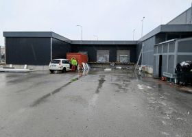 Montovaná obchodní hala v Prachaticích