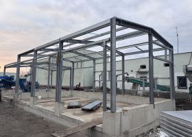 Realizace speciání montované haly pro ČOV Pohořelice od HAK PROFI