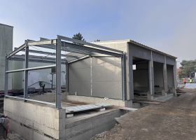 Montovaná hala pro ČOV Pohořelice od HAK PROFI