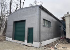 Montovaná hala pro ČOV Pohořelice od prumyslovehaly.cz