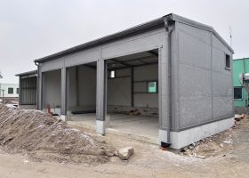 Montovaná hala ČOV Pohořelice od prumyslovehaly.cz