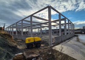 Betonová konstrukce pro montované haly