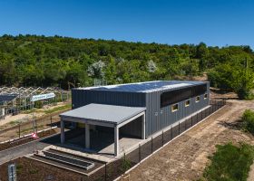 Moderní montovaná hala TS Židenice 