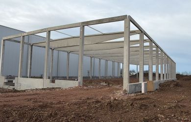 Rozšíření skladovací haly Nupaky