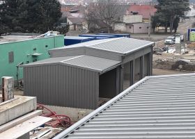 Realizace speciání haly pro ČOV Pohořelice od HAK PROFI s.r.o.