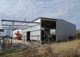 montovaná skladová hala vinařstvi Vaďura v Polešovicích IV