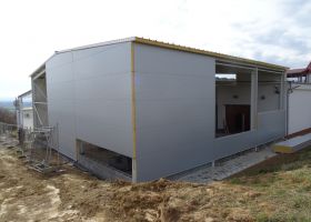 montovaná skladová hala vinařstvi Vaďura v Polešovicích III