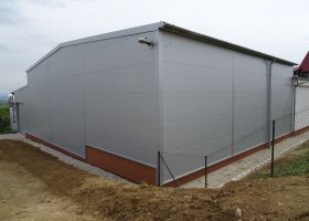 montovaná skladová hala vinařstvi Vaďura v Polešovicích