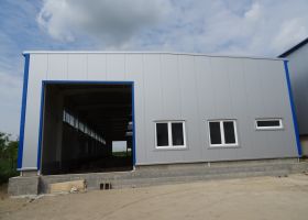 exteriér montované haly NIMETAL spol. s r.o.