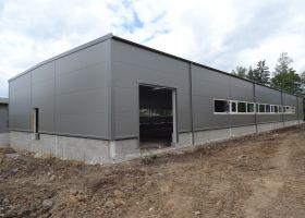 montovaná výrobní hala v Rokycanech